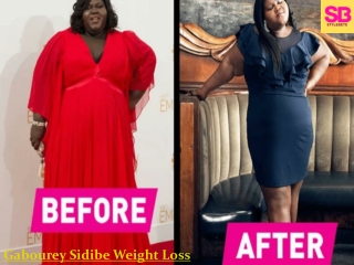 How much weight did Gabourey Sidibe weight loss?
