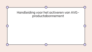 Handleiding voor het activeren van AVG-productabonnement