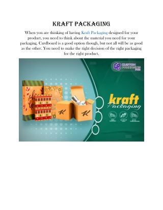Kraft Packaging