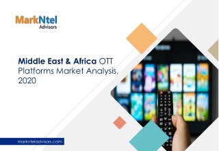 Middle East  Africa OTT Platforms Market Analysis | Industry