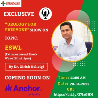 Podcast On ESWL by Dr. Girish Nelivigi - Best Urologist in Bellandur