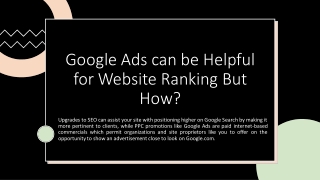 Google Ads can be Helpful for Website Ranking But How - Digiorm