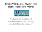 Simple Viral Control | Get Big Bonus OVer $1000