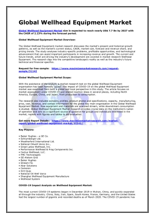 Global Wellhead Equipment Market