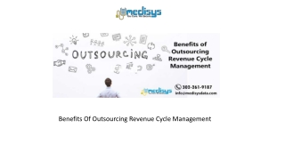 Benefits Of Outsourcing Revenue Cycle Management