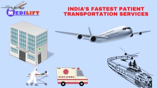 Advanced ICU Setup Air Ambulance from Patna to Bangalore