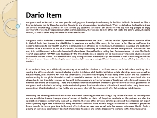 Dario Item