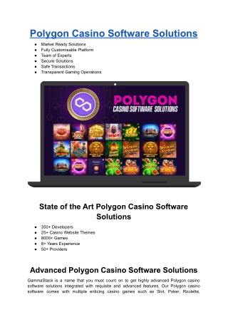 Polygon Casino Software Solutions