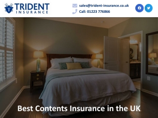 Best Contents Insurance in the UK