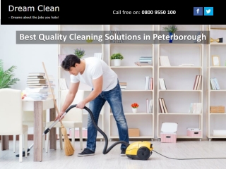 Best Quality Cleaning Solutions in Peterborough