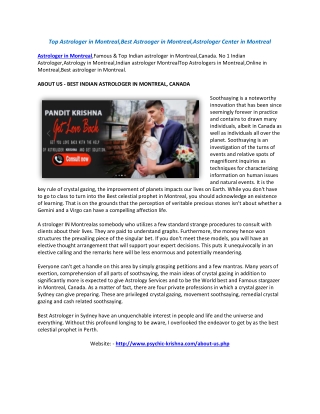 Top Astrologer in Montreal,Best Astrooger in Montreal,Astrologer Center in Montreal