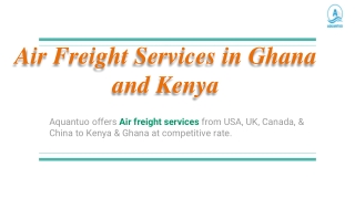 Air and Sea Freight Services Pdf