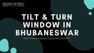 Tilt & Turn Window In Bhubaneswar