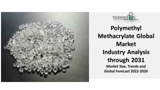 Polymethyl Methacrylate Market Report Global Size, Share, Top Leaders, Trends