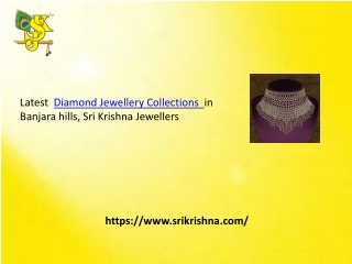 Jewellery Showrooms in Banjara Hills | Srikrishna Jewellers Hyderabad