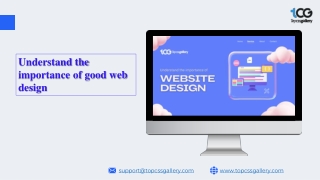 Understand the importance of good web design