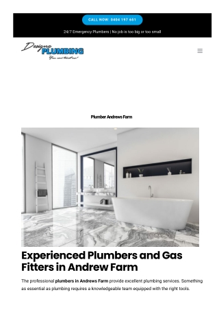 Plumber Andrews Farm