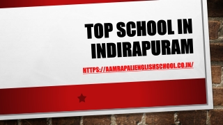 TOP SCHOOL IN INDIRAPURAM