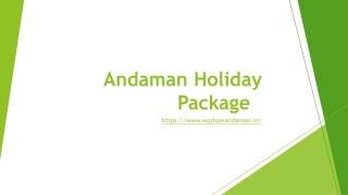 Andaman Holiday Package