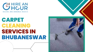 Carpet Cleaning Services in Bhubaneswar