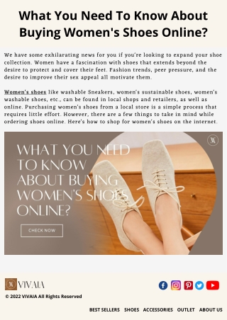 What You Need To Know About Buying Women's Shoes Online