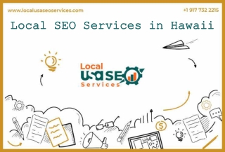 Local SEO Services in Hawaii