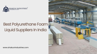 Best Polyurethane Foam Liquid Suppliers In India