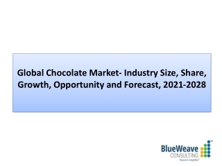 Chocolate Market Trends, Analysis, forecast 2022-2028