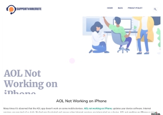 www_supportviaremote_com_aol-not-working-on-iphone