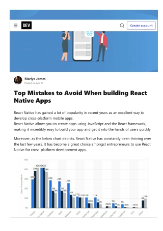 Top Mistakes to Avoid When building React Native Apps