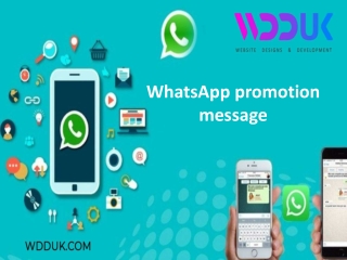 WhatsApp promotion message