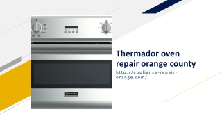 Thermador oven repair orange county