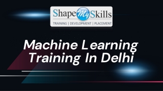 Machine Learning Training in noida