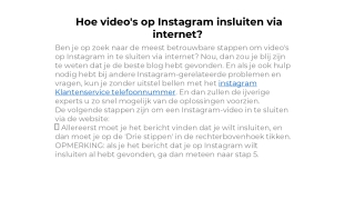 instagram telefoonnummer