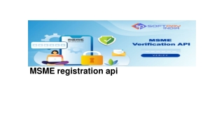 msme registration api