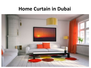 Home Curtain in Dubai