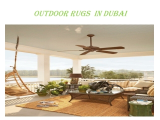 Outdoor Rugs in Dubai