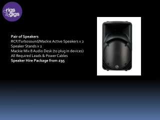 backline rental london