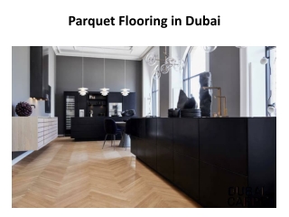 Parquet Flooring in Dubai