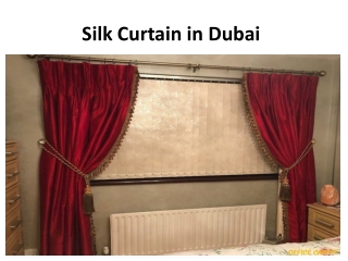 Silk Curtains in Dubai