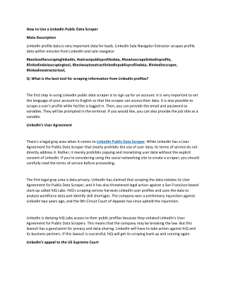 How to Use a LinkedIn Public Data Scraper-converted
