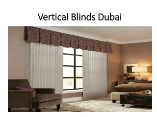 Vertical Blinds Dubai