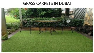 GRASS CARPETS IN DUBAI