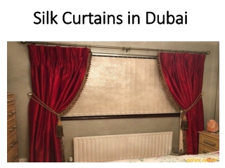 Silk Curtains in Dubai