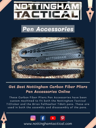 Get Best Nottingham Carbon Fiber Pliers Pen Accessories Online