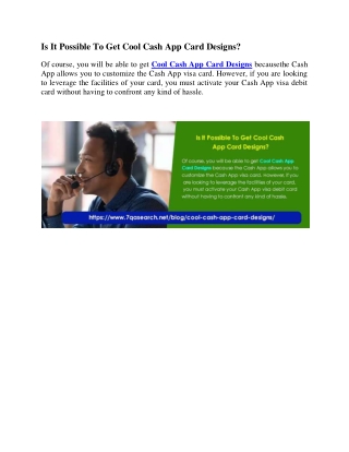 Is It Possible To Get Cool Cash App Card Designs?