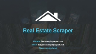 Real Estate Scraper