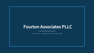 Learn about the services provided by a business litigation attorney in New York City