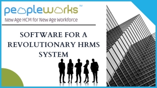Software for a Revolutionary HRMS System | Peopleworks
