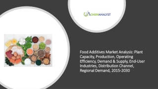 Food Additives Market Size, Share, Industry Analysis, 2030